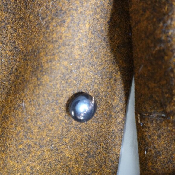 Namacheko Mens Jacket Medium Brown Caban Coat - Picture 2 of 14